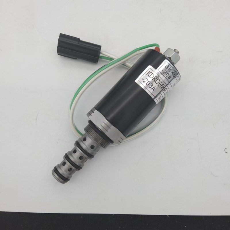 KDRDE5KR-20 40C07-203A SK200-6 SK200-3 DH200-7 EC210 için Hidrolik Pompa Solenoid Valfı