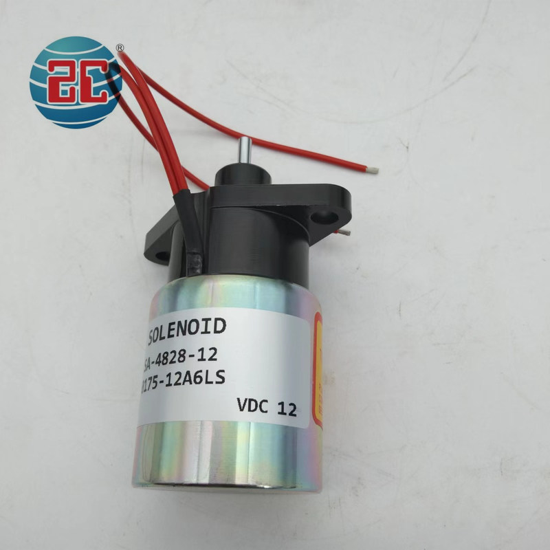 0175-12A6LS SA-4828-12 Kubota V3300 Motor için Solenoid Valf Aktüatörü Durdurma