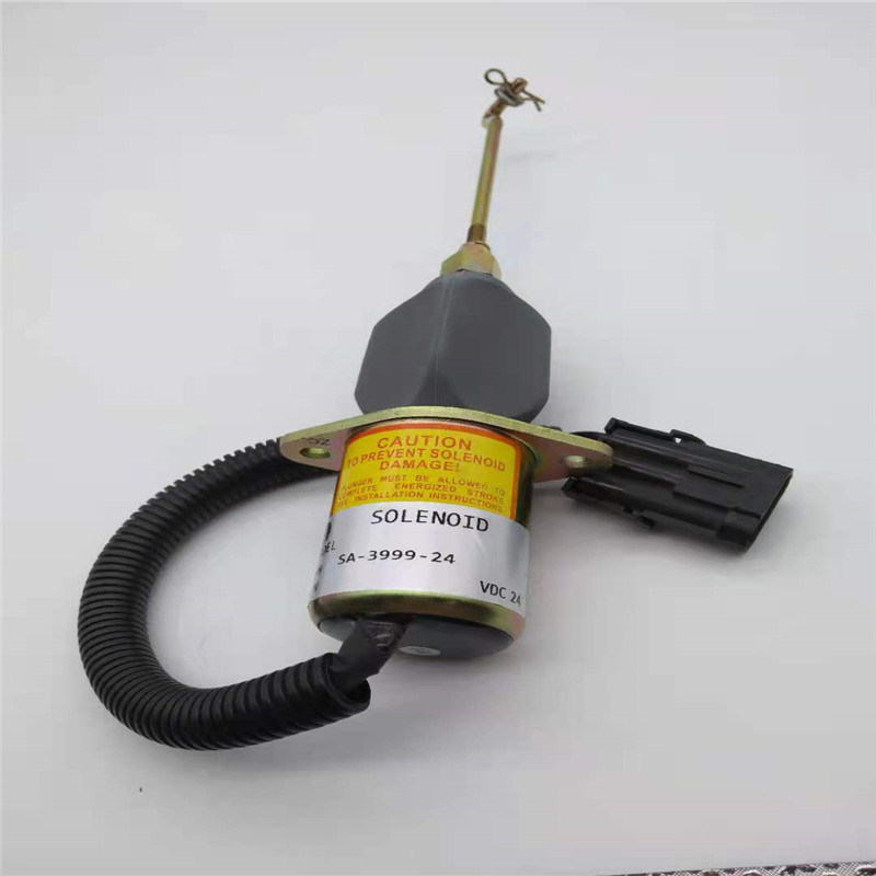 SA-3999-24 Cummins Woodword Dizel Motor Siyah Fiş için Uygun Durdurma Solenoid Valfı