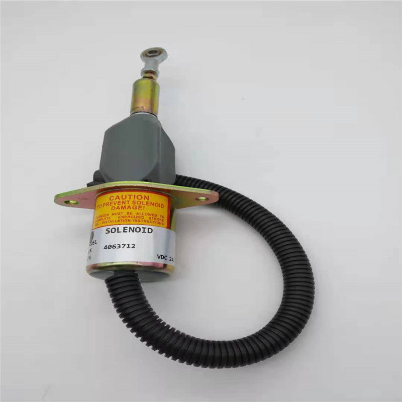 4063712 Stop Solenoid Valf KOMATSU PC300-7 360-7 Üçgen Fiş İçin Fit