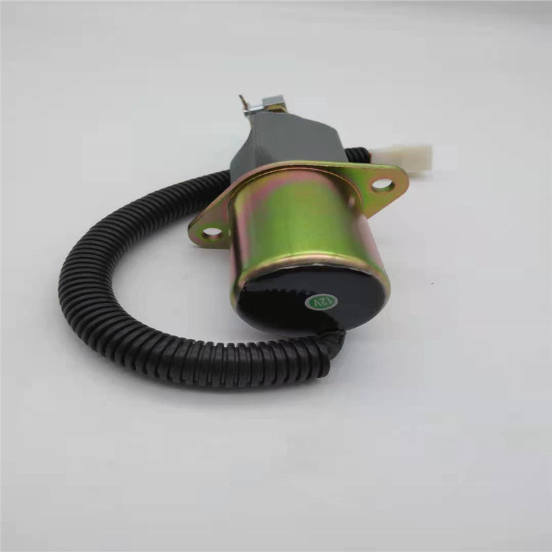 Durdurma Solenoid Valfı 1751ES-12A3UC12B1S YANMAR SA-4673-S 60-5 12V Beyaz Fiş için Fit