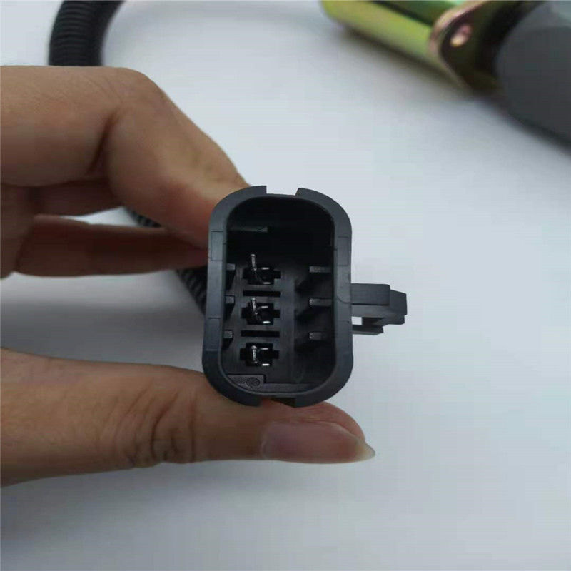 SA-4780-24 Woodword Motor Parçasına Uygun Durdurma Solenoid Valfı 24V Siyah Fiş