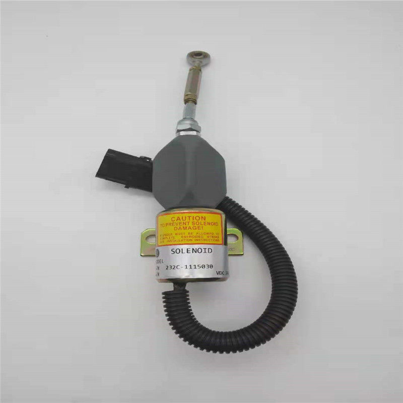 232C-1115030 BTG18056 Durdurma Solenoid Valfı Doosan VOLVO CATERPILLAR Motor Parçası İçin Fit