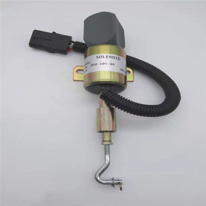 D59-105-04 24V Stop Solenoid Valf WOODWORD 6114 Dizel Jeneratöre Uygun