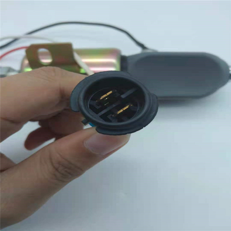 Kubota ShangChai Motor Yükleyici Ekskavatör için Uygun Durdurma Solenoid Valfı SD-007