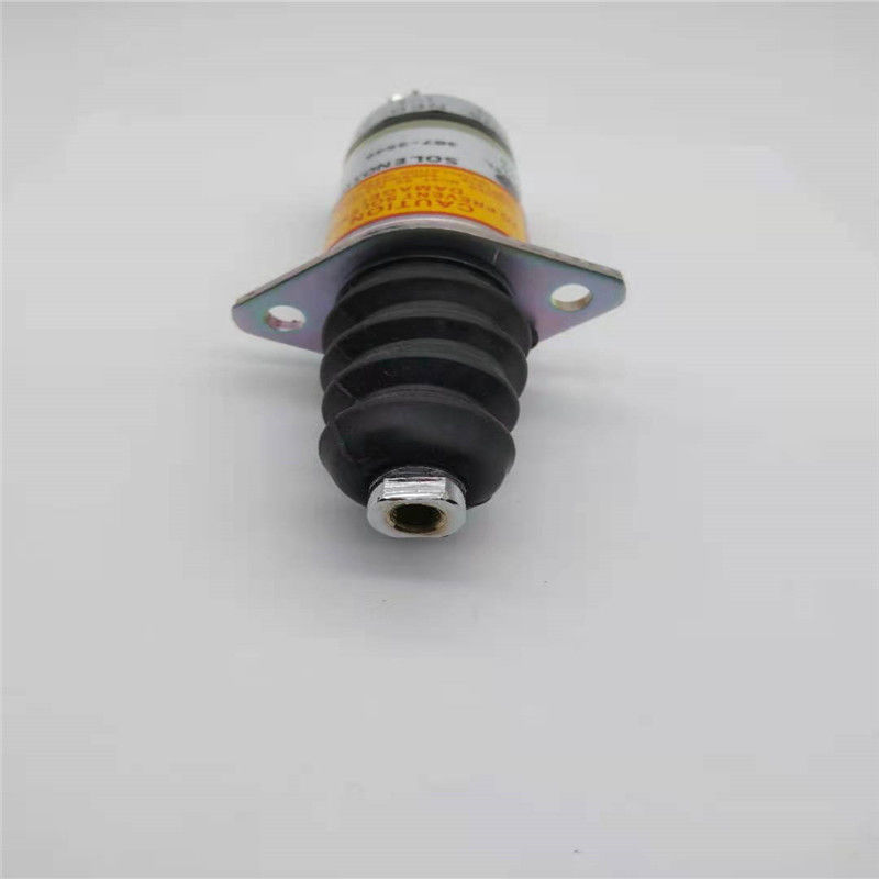 307-2546 Woodword Motor 24V Ekskavatör Yedek Parça için Fit Durdurma Solenoid Valfı