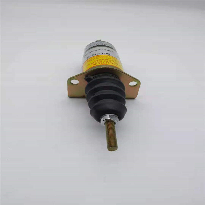 1502-24C2U1B2 Durdurma Solenoid Valfı Woodward Cummins Ekskavatör Motoru 24V İçin Fit