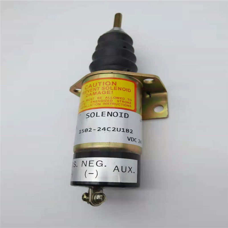 1502-24C2U1B2 Durdurma Solenoid Valfı Woodward Cummins Ekskavatör Motoru 24V İçin Fit