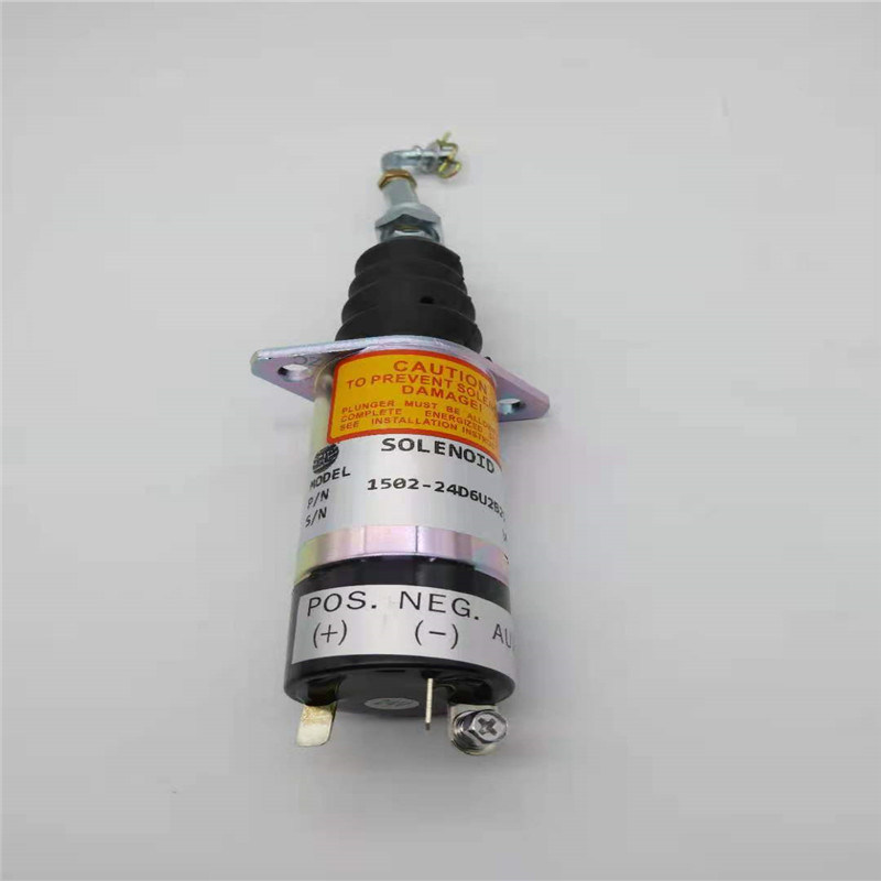 1502-24D6U2B2S2A Stop Solenoid Valf Woodword Ekskavatör Motor Parçaları İçin Fit