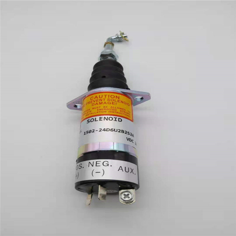 1502-24D6U2B2S2A Stop Solenoid Valf Woodword Ekskavatör Motor Parçaları İçin Fit