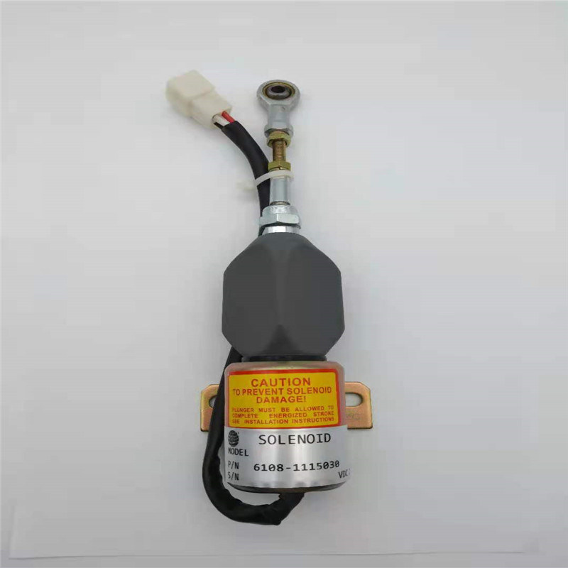 6108-1115030 Durdurma Solenoid Valfı 24V YUCHAI YC85 YC135 Ekskavatör Motoru İçin Fit