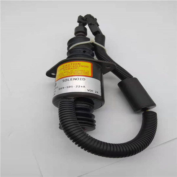 D59-105-22 + A Durdurma Solenoid Valfı D4114/D6114/D9-220 LiuGong / ShangChai Ekskavatör Yükleyiciler İçin Uygun