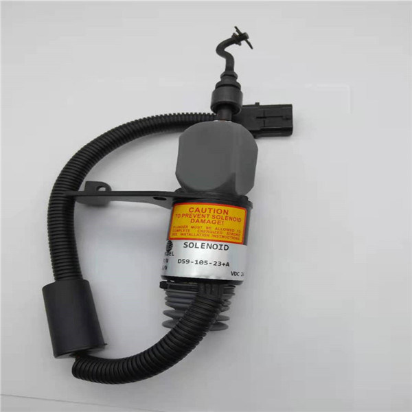ShangChai D6114 Ekskavatör Motor Parçalarına Uygun D59-105-23+A Stop Solenoid Valfı