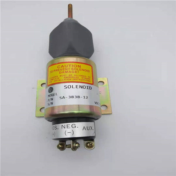SA-3838-12 2848A256 Cummins / Woodword Ekskavatör 12V İçin Durdurma Solenoid Valfı