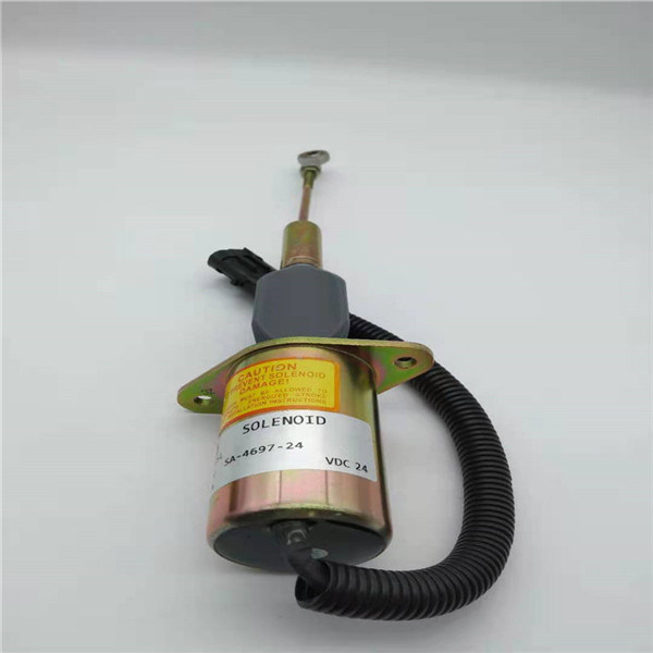SA-4697-24 stop Solenoid Valf 24V Cummins ekskavatör dizel Motor için uygun