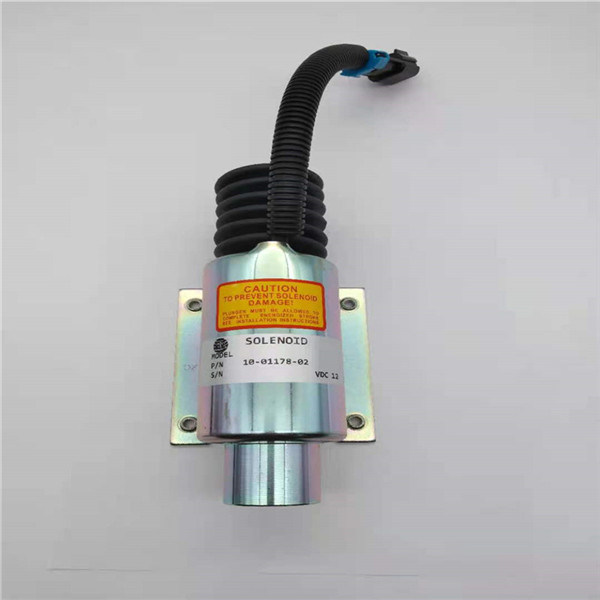 10-01178-02 Ekskavatör motoru V2203 Carrier için durdurma Solenoid Valfı HIZ KONTROLÜ 12V