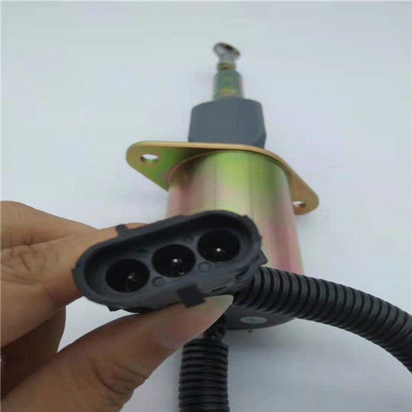 3287406 Durdurma Solenoid Valfı, Cummins Motoru İçin Uygun 24V Tekerlekli yükleyici Ekskavatör