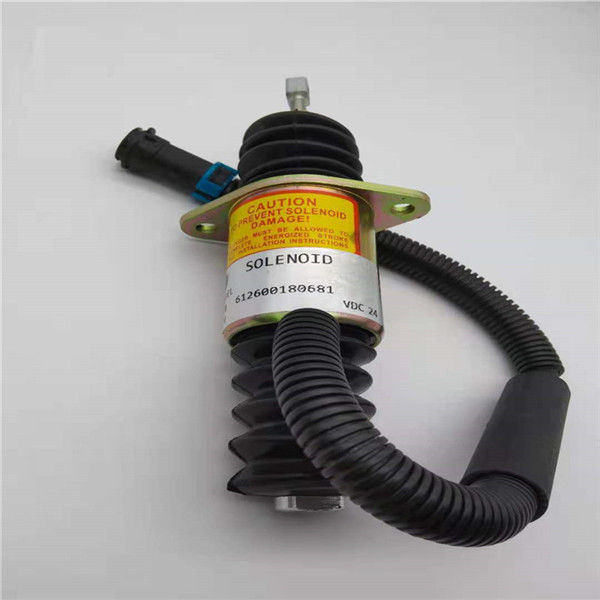612600180681 WeiChai / LongGong 855/855B Yükleyici Ekskavatör için Solenoid Valf Durdur