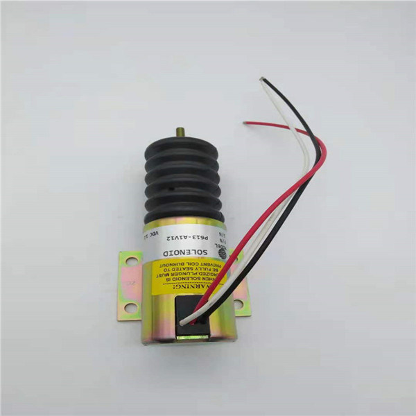 P613-A1V12 2001ES-12E2U1 stop Solenoid Valfı ekskavatör için uygun Deutz Gaz Kelebeği Motoru