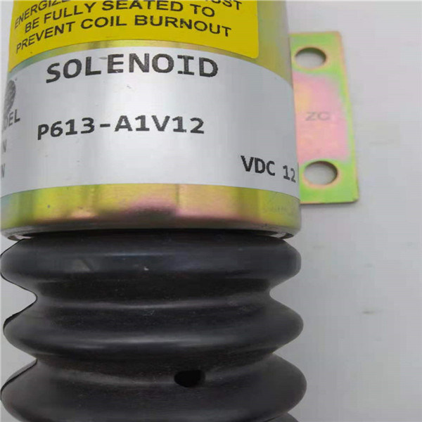 P613-A1V12 2001ES-12E2U1 stop Solenoid Valfı ekskavatör için uygun Deutz Gaz Kelebeği Motoru