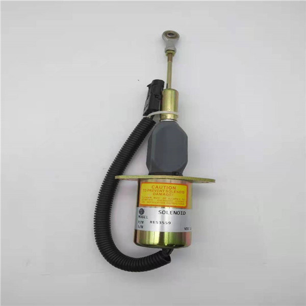 RE53559 stop Solenoid Valf Ekskavatör Traktör Motoru İçin Fit 6910 9965 6610 6710 12V