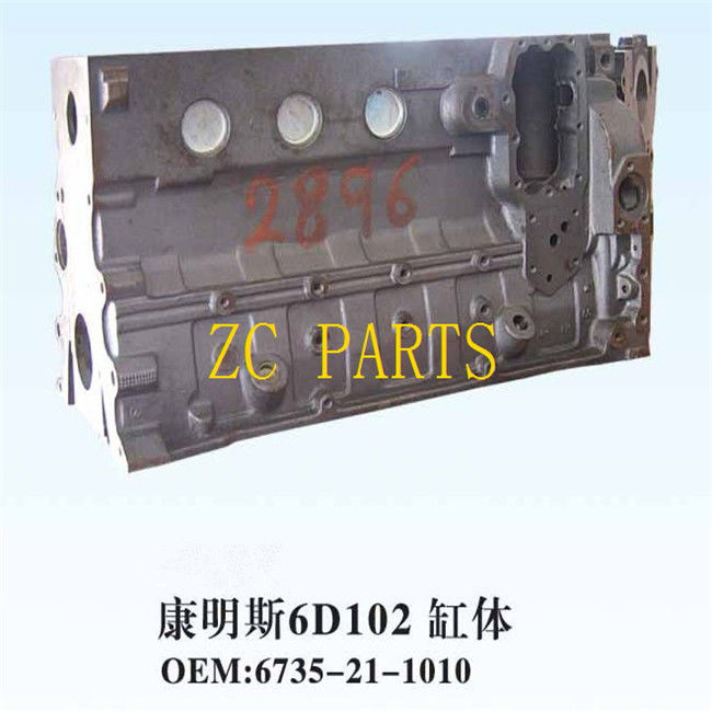 PC200-7 Dizel Silindir Bloğu 6735-21-1010 6BT 6D102 Motora Uygun