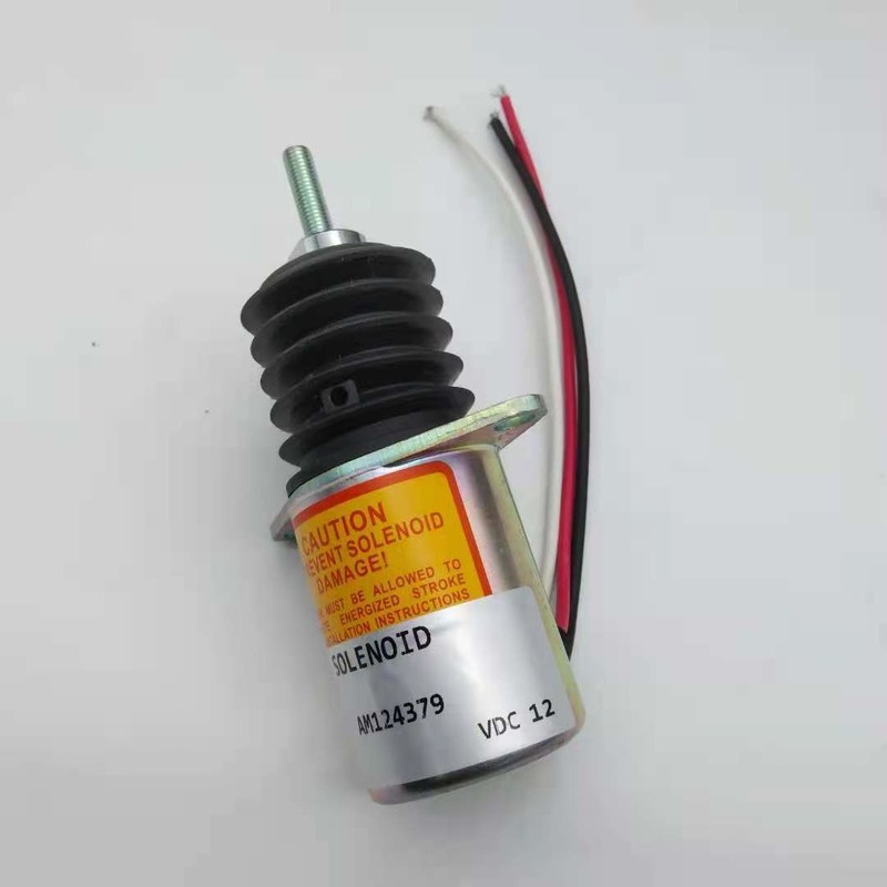 AM124379 P610-A5V 12V Durdurma Solenoid Valfı John Deere 455 F915 F925 F935 F1145 Motor Yanmar 3TNE78