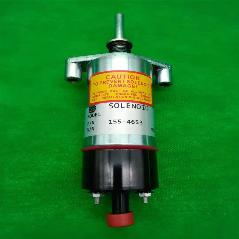 155-4653 Ekskavatör Dizel Motor Durdurma Solenoid Valfı 24V CAT E330 330B 330C için