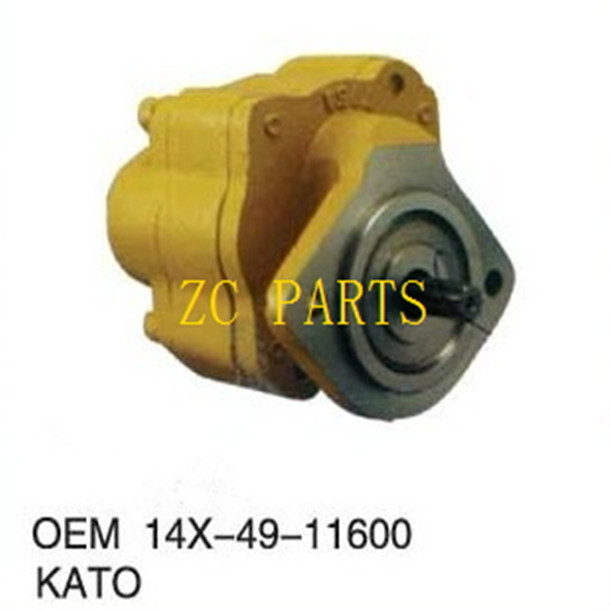 14X-49-11600 Hidrolik Dişli Pompa Buldozer Parçası Süpürme Pompası D65P-12 D60P-12