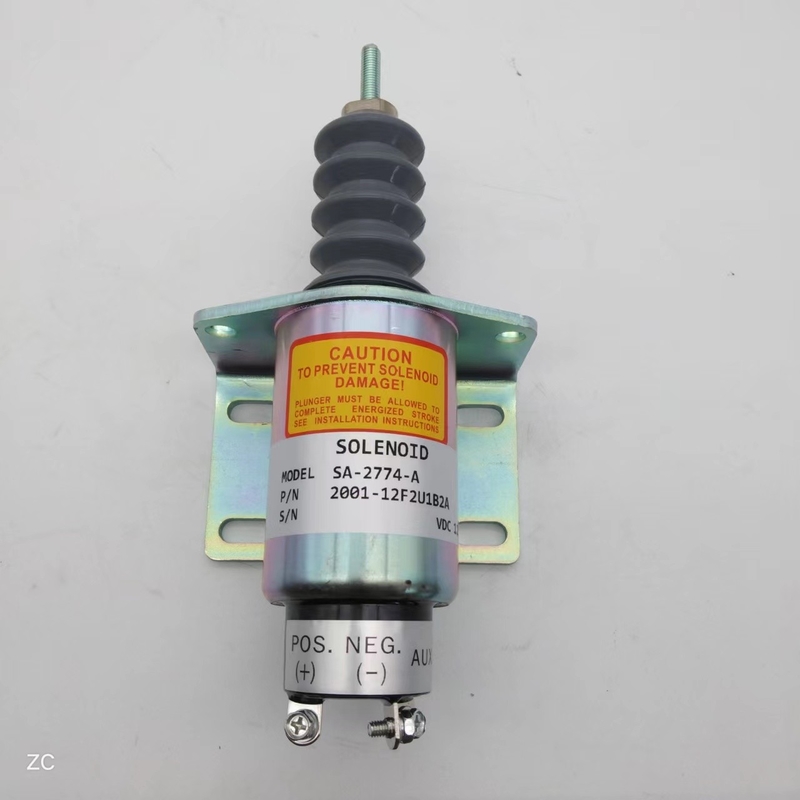 ZC 2001-12F2U1B2A SA-2774-A durdurma solenoid valfi 12V kapatma 4D33'e uyar